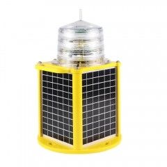 Red 15km Medium Intensity Solar Aviation Obstruction Light